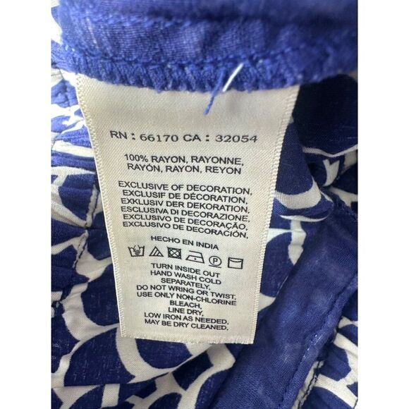 Anthropologie Pull on Blue Beaded Joggers Women's Medium Mermaid Vacation - Picture 8 of 11